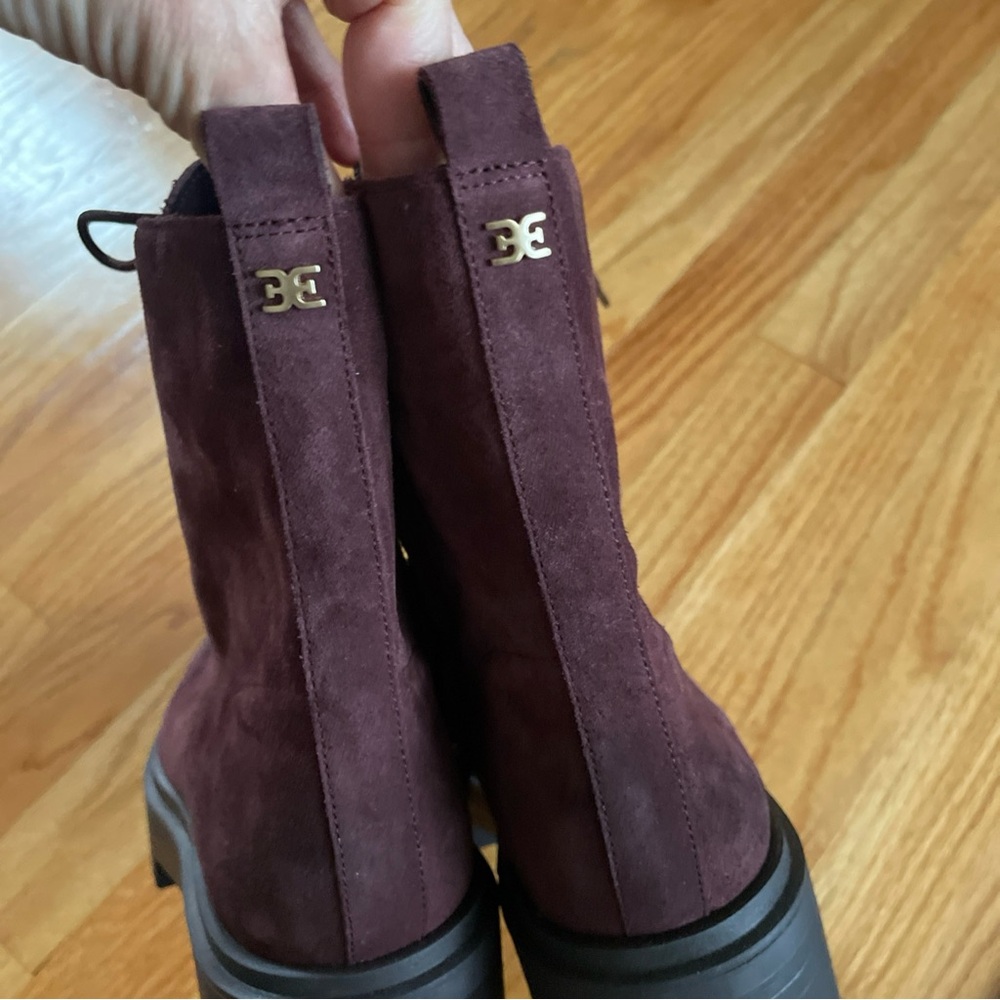 Sam Edelman Lovrin Combat Boot Spiced Pecan 8 - Picture 4 of 7